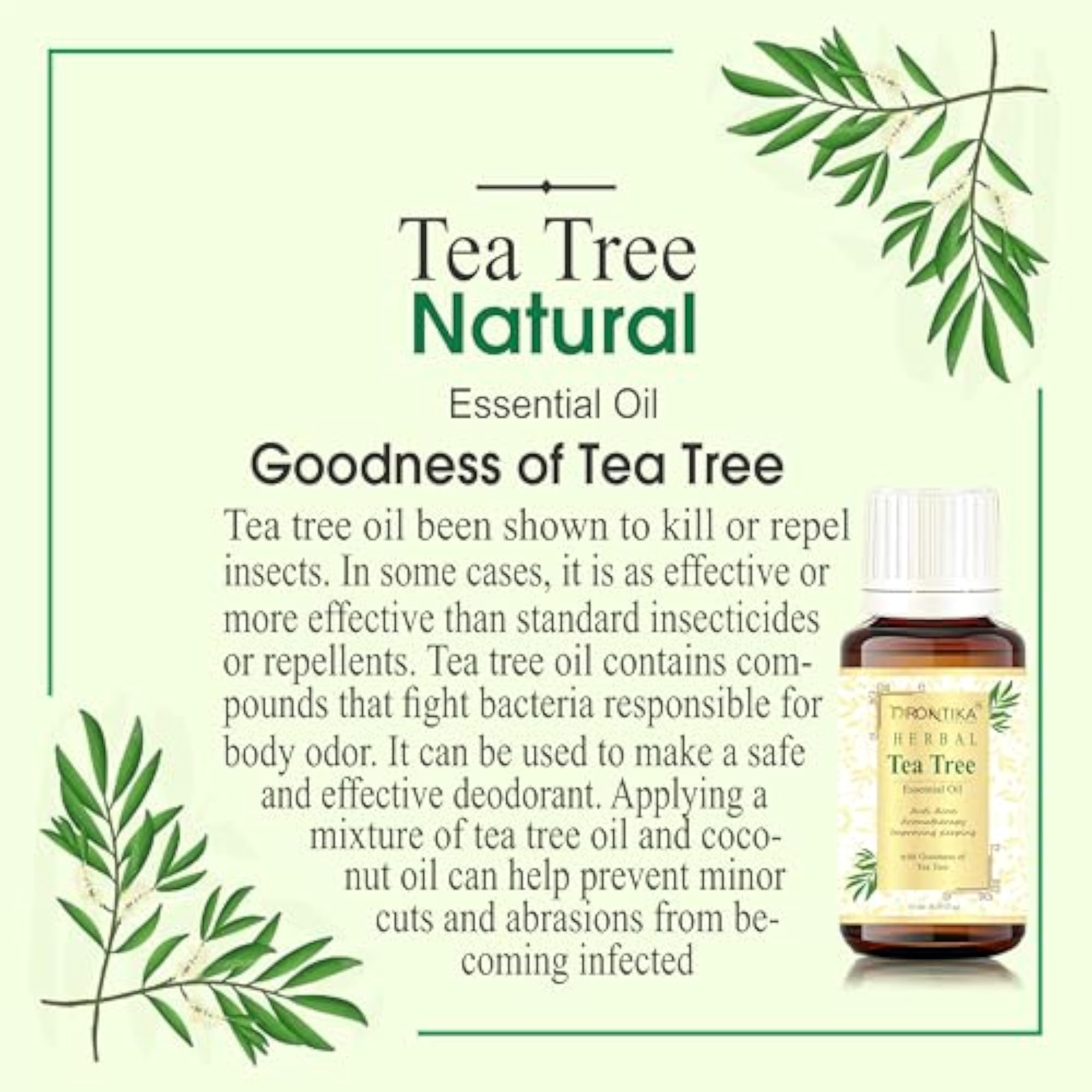Tea Tree Essential Oil, 100% Pure, 15ML