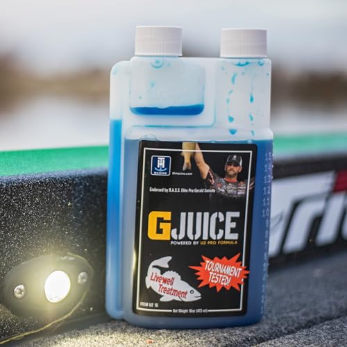 Image of T-H Marine G-Juice Liquid Livewell Treatment - Freshwater Fish Water Conditioner, 16 oz. - Safe Ammonia Remover & Electrolyte Enhancer for Fish Health, Easy Application & Stress Reduction