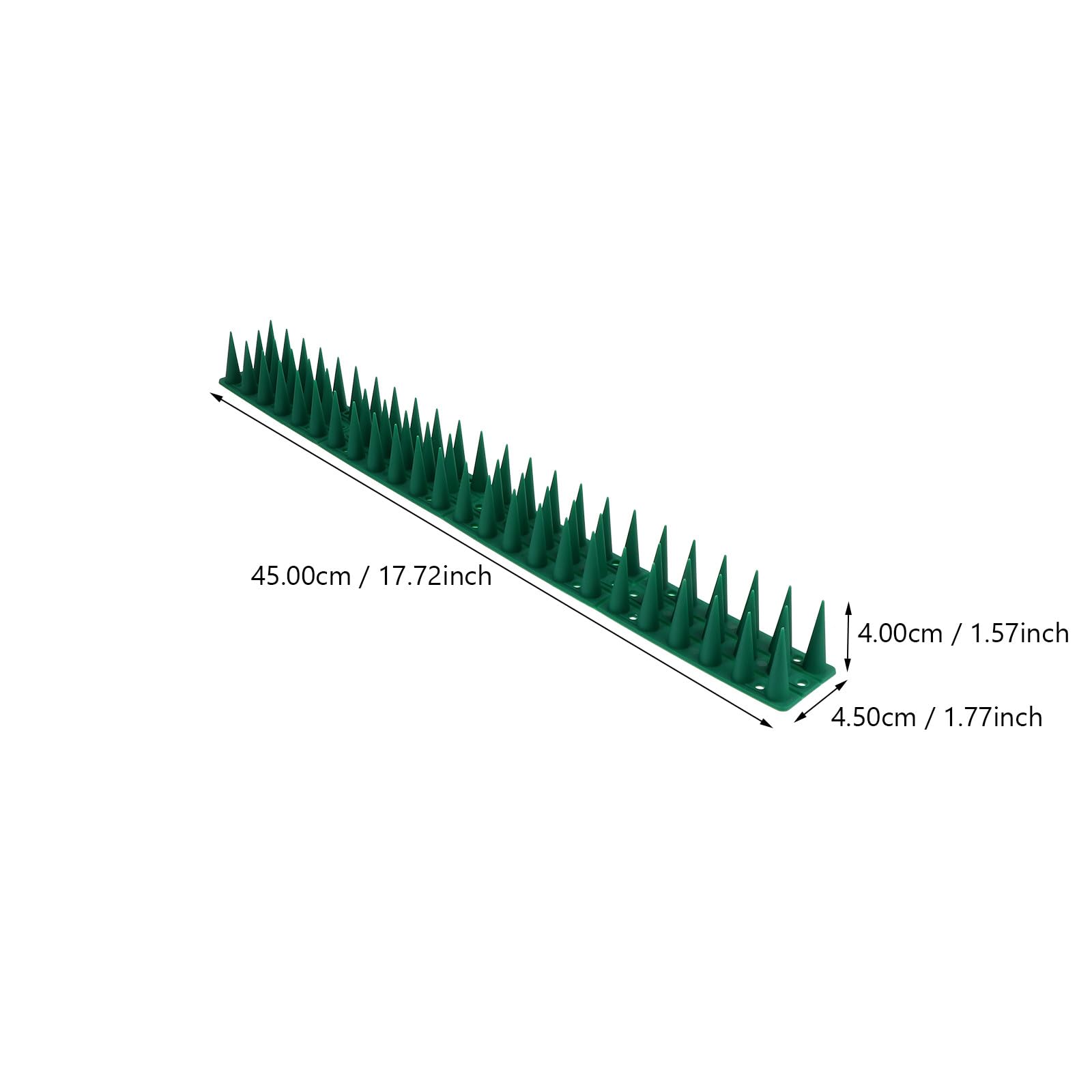 Alasum Dissuasori per Piccioni in Plastica 10 Set per Recinzioni e Superfici Curve Anti Uccelli Sicuri e Facili da Installare per Giardino e Balcone