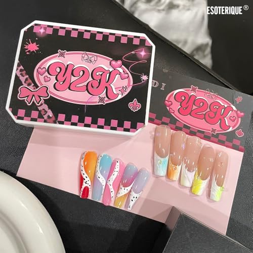 Set de esmaltes en gel de 9 colores con esponjas y plantillas miniatura 3