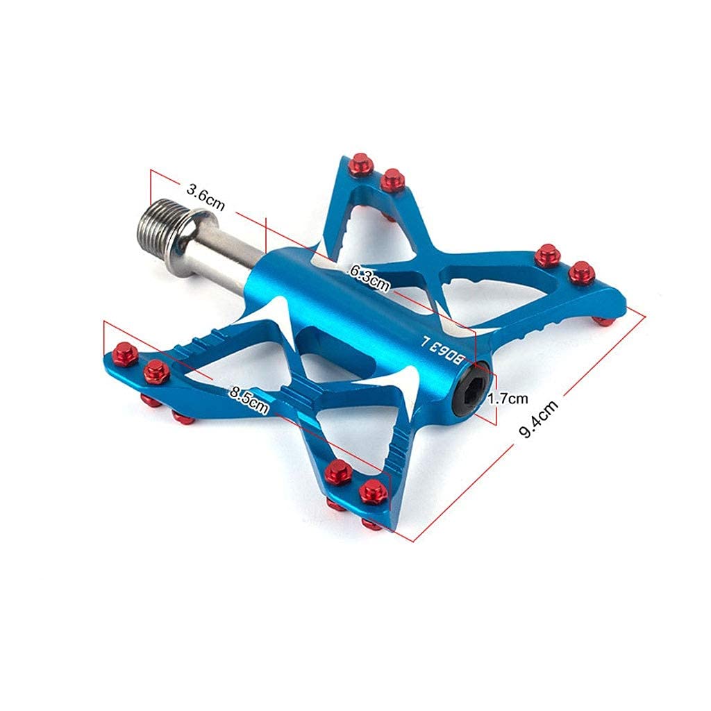 Pédales de vélo de route de vélo de montagne de 9/16 pouces, Pédales de vtt à Plaque-forme en Alliage d'aluminium ultraléger, Pédales de Randonnée Pédales de vélo de route de vélo de montagne de 9/16 pouces, Pédales de vtt à Plaque-forme en Alliage d'aluminium ultraléger, Pédales de Randonnée