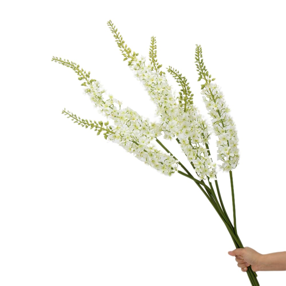 Sztuczne kwiaty Sztuczne kwiaty, 1 sztuka, 37,4"/95 cm długości całkowitej – sztuczna dekoracja kwiatowa do salonu, sypialni, jadalni, biura i na wesele(Green)
