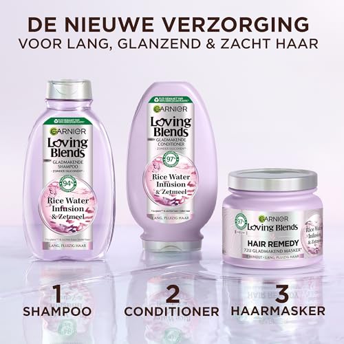 Garnier Loving Blends Rijstwater & Zetmeel Shampoo 6x300ml - View 5