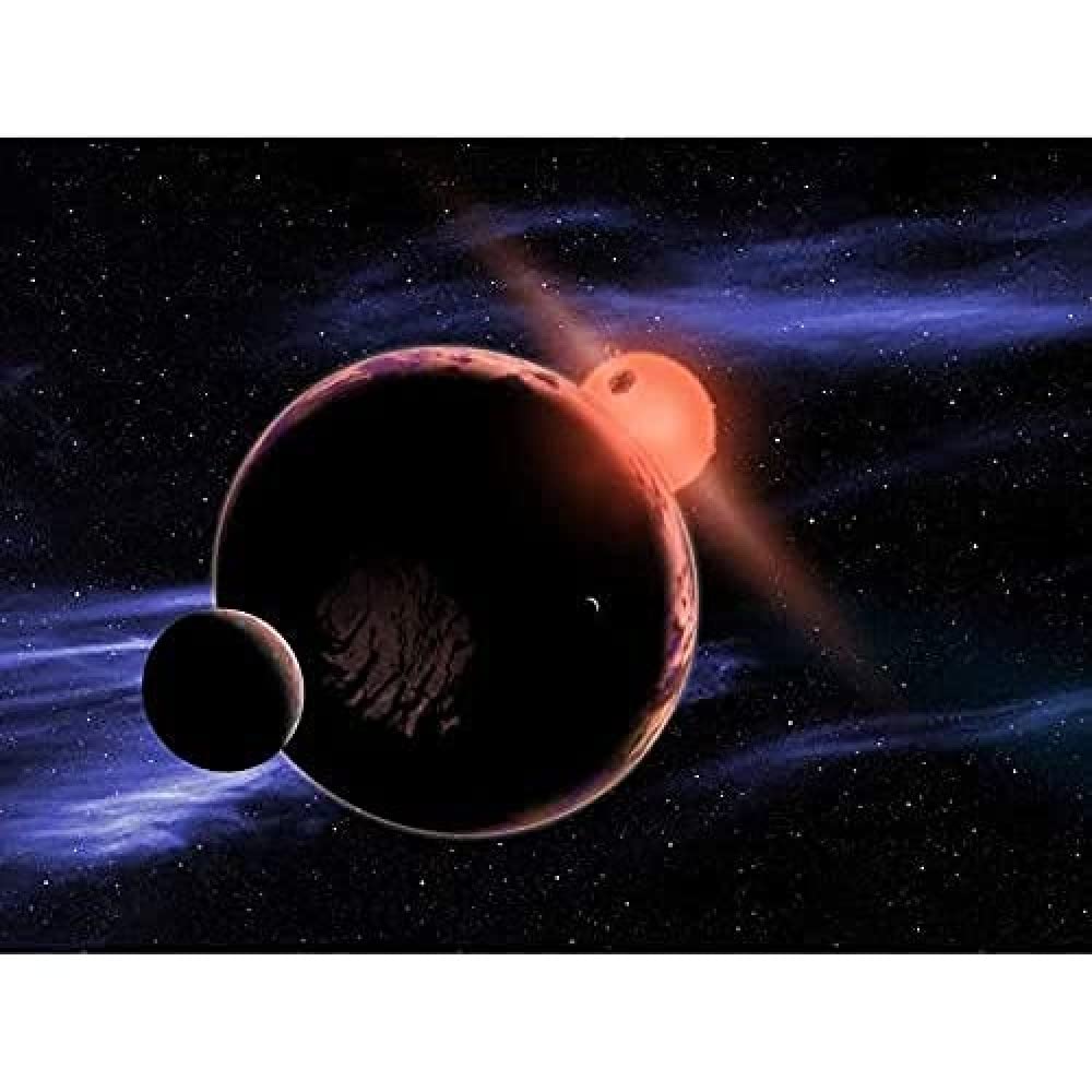 Space NASA Red Dwarf Planet Concept Illustration Unframed Wall Art Print Poster Home Decor Premium