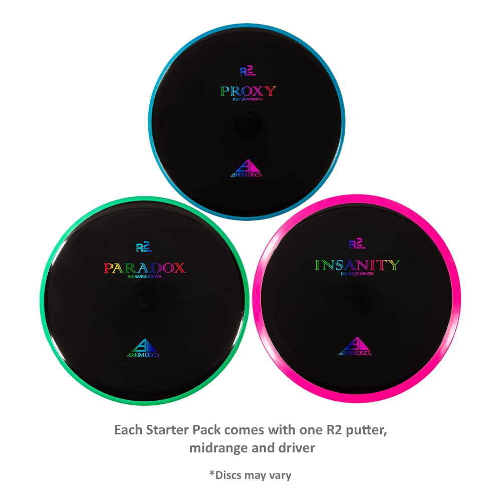 Axiom Discs 3-Disc R2 Disc Golf Starter Set (Colors and Models May Vary)