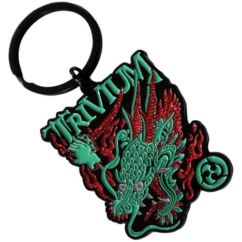 Image of Rock Off officially licensed products Trivium Deadmen Dragon Head Keychain