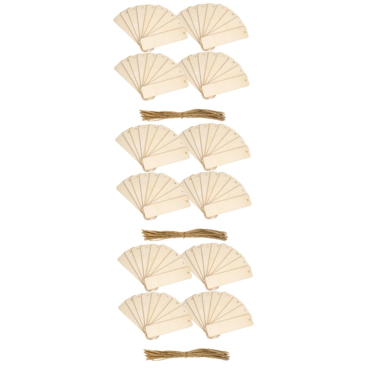 Marque-pages pour décoration Lurrose personnalisables en bois pour loisirs créatifs