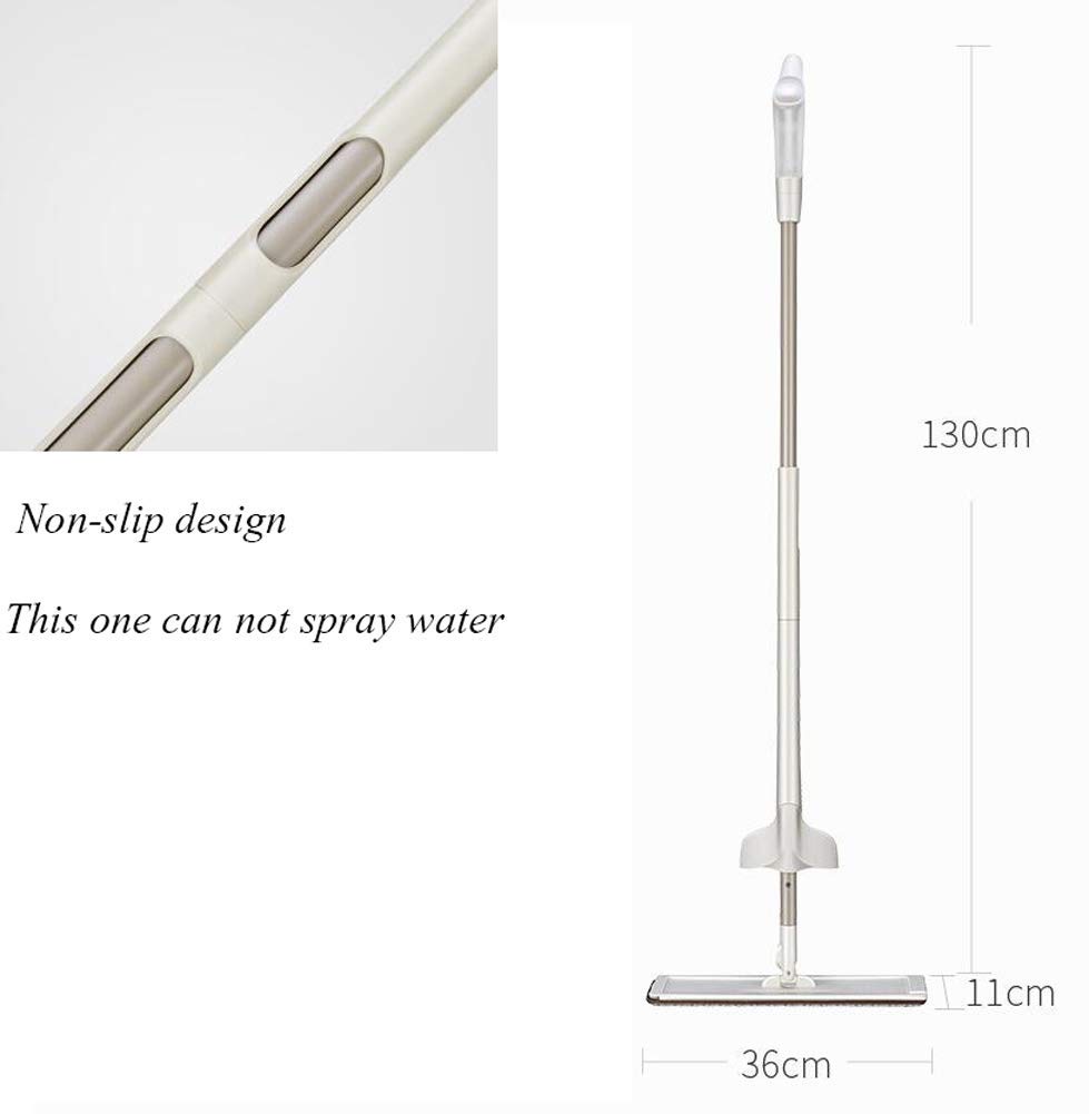 Mop per la Pulizia dei Pavimenti, tamponi in Microfibra Auto-strizzanti Manico Flessibile Mop per la Cucina del Soggiorno