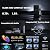 ?Officially-Licensed APP & Native 1080P?Thinnest 1.81" Smart Mini Projector with WiFi and Bluetooth, Auto Focus & Keystone Portable Outdoor Projector, VOPLLS 4K Support Home Movie Projector