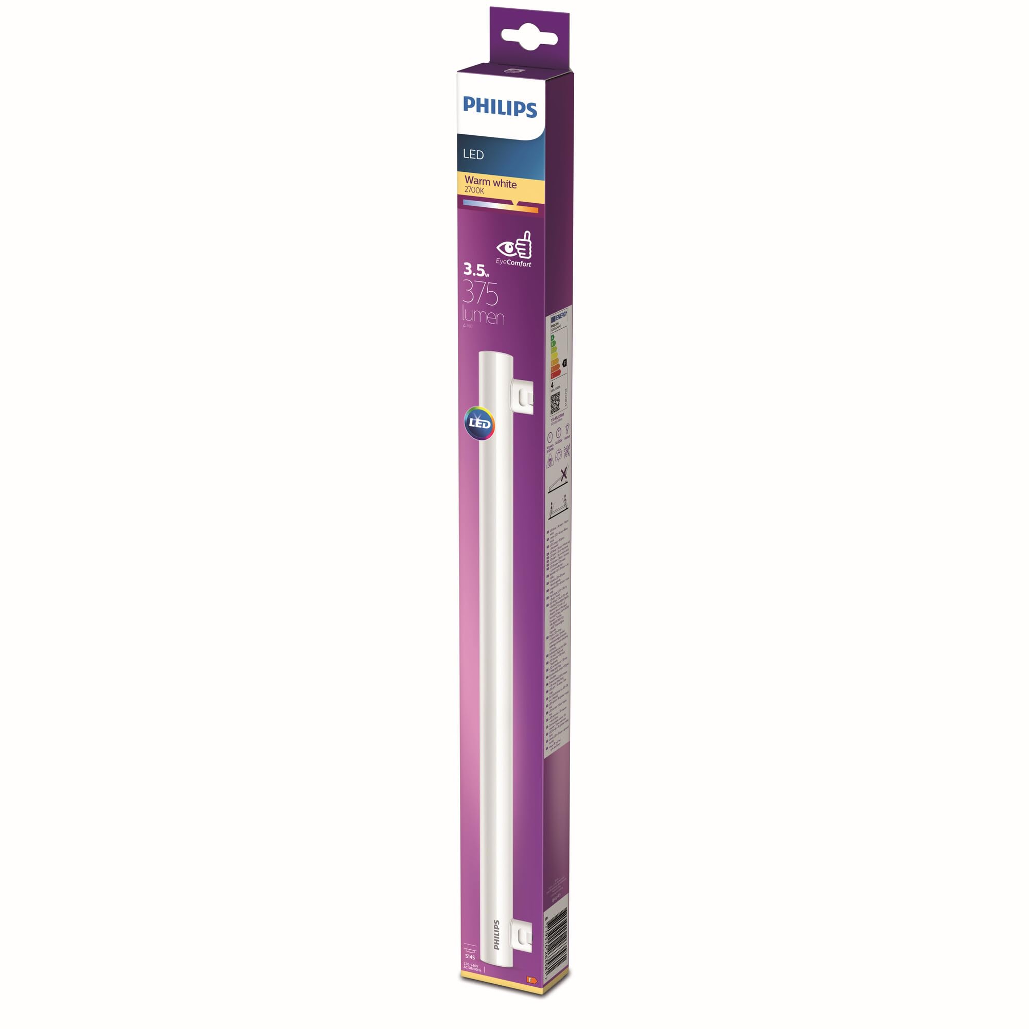 Philips Led 3.5W 500Mm S14s Ww Nd 1Ct/4