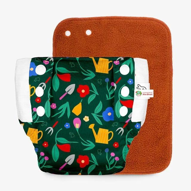 Image of SuperBottoms UNO Pull-up Pant Style Diaper | Cloth Diaper for Babies | Reusable, No Tapes, Easy to Wear, Designed for Active Little Ones | 3M - 3Y | Pack of 1