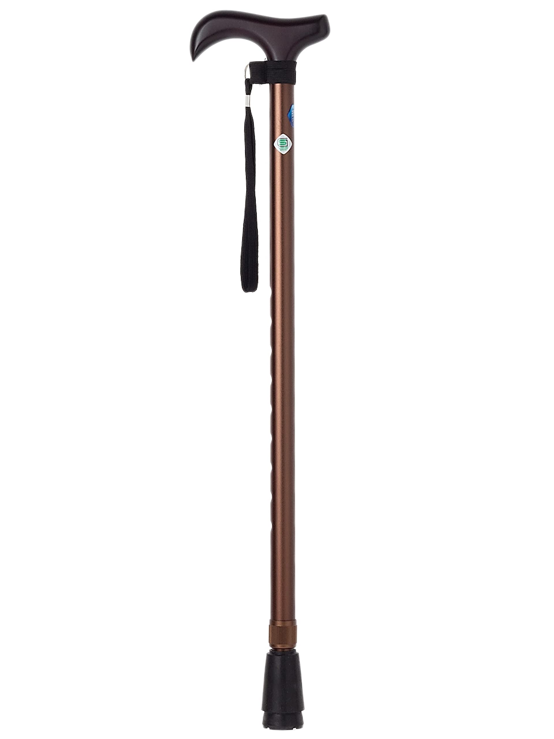 UK436281　ブラウン　スカル木製杖　96cm　彫刻　ダークウッド仕上げ UK436281 ブラウン スカル木製杖 96cm 彫刻 ダークウッド仕上げ