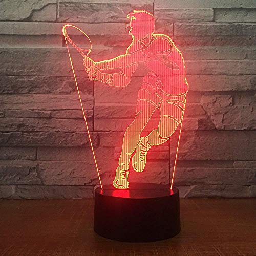 Lámpara de Noche Ilusión 3D Cambia 7 Colores USB miniatura 4