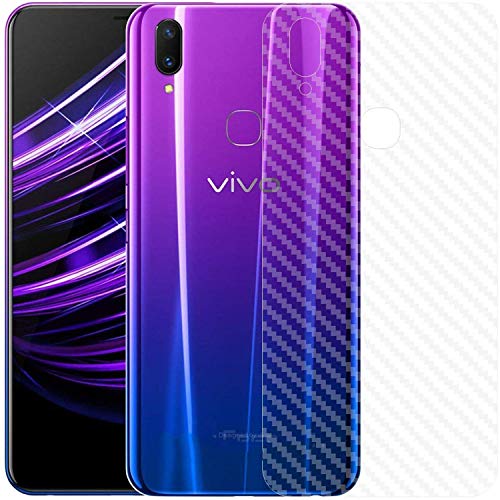 Image of Compatible with Vivo Z1 Back Screen Protective Film Carbon Fiber Skin Transparent Screen Guard Sticker
