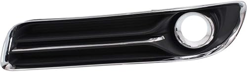 Miniatura 9 de KarParts360 Cubierta de luz antiniebla para Chrysler 300 2011 12 13 2014 par exterior del lado del conductor y del pasajero  Negro  con borde