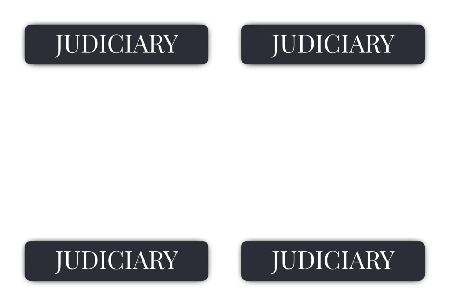Havati Vibe Laminated Sticker S: 75 Mm, Pack Of 4 Weatherproof Judiciary Justice Sticker Law Firm