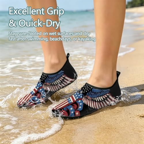 Zapatos deportivos acuáticos cómodos para natación y calcetines de playa unisex 5
