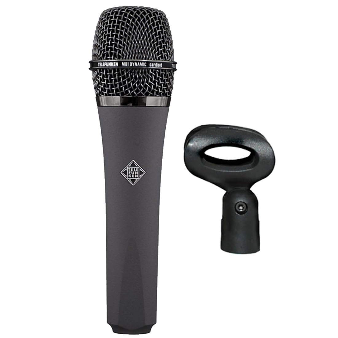 Telefunken M81 - Microfono dinamico + supporto per microfono Keepdrum MS106B
