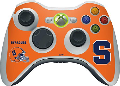 Skinit Decal Gaming Skin Compatible with Xbox 360 Wireless Controller - Officially Licensed College Syracuse Orange Design