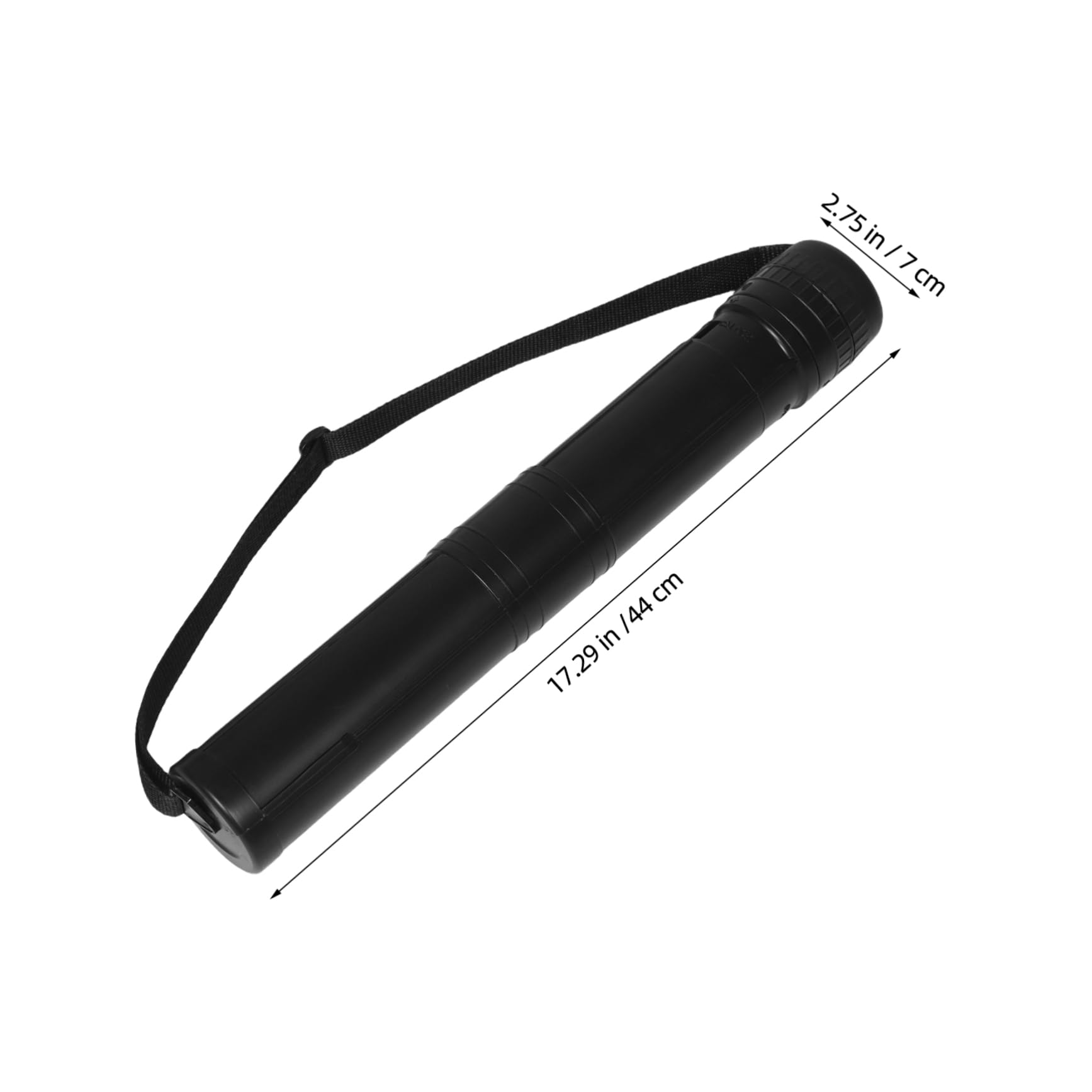 HOMSFOU Multipurpose Art Supply Box Telescoping Storage Tube for Paint Drawing Tools