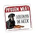 siviwonder Dobermann No.3 Dobi Aufkleber Pfoten Weg Hundeaufkleber Folie Hund