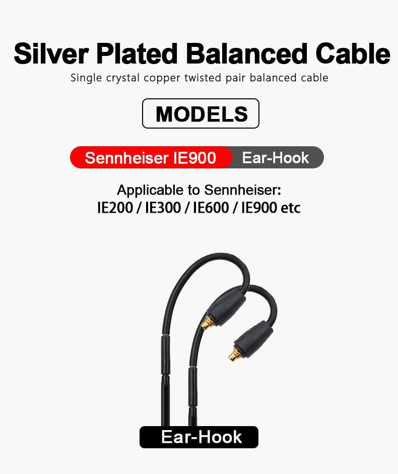 Amazon | Earmax 4.4mm 3.5mm 2.5mm - 2ピン 6N OCCバランスケーブル 4