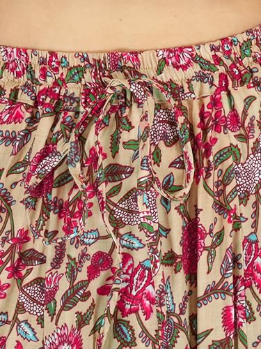 Image of Sttoffa Cotton Printed Women Wear Maxi Long Skirt 40 inch inch Full Length