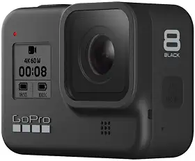 Câmera GoPro HERO8 Black à Prova D’água 12MP 4K Wi-Fi - Preto