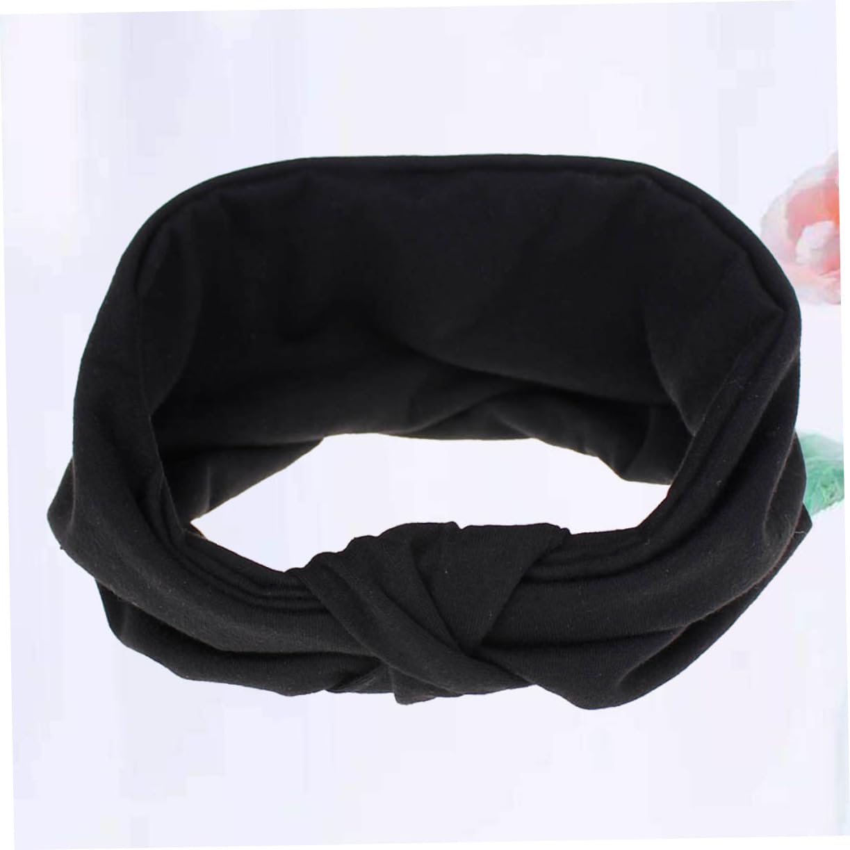 VANZACK Elastic Hair Accessories Headband Hairband Yoga Hair Hair Ribbons Hair Toppers Sports Headscarf Ladies Hair Accessories Black