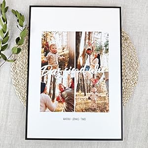 Das Sind Wir Geschenk Holzbild – Foto Geschenk – personalisierbar zum Aufhängen/Hinstellen optional beleuchtet Geschenk…