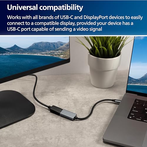 Adaptateur USB-C vers DisplayPort PHILIPS 8K pour connecter votre MacBook Pro sans latence - 6
