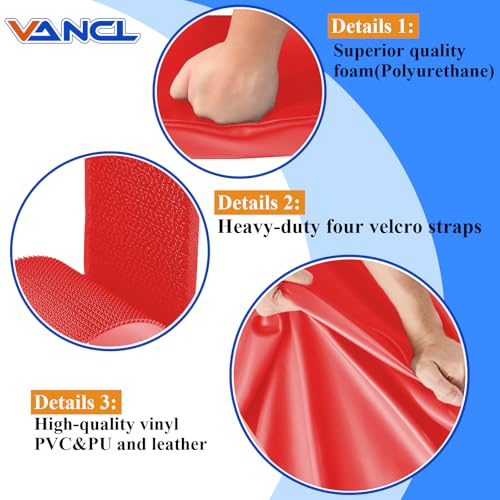 Image of Wall Corner Padding Red Wall Corner Guards Heavy Duty Wall Corner Edge Protector Wall Cushion Mats Waterproof Durable 2 Sides Wall Corner Pads for Safety