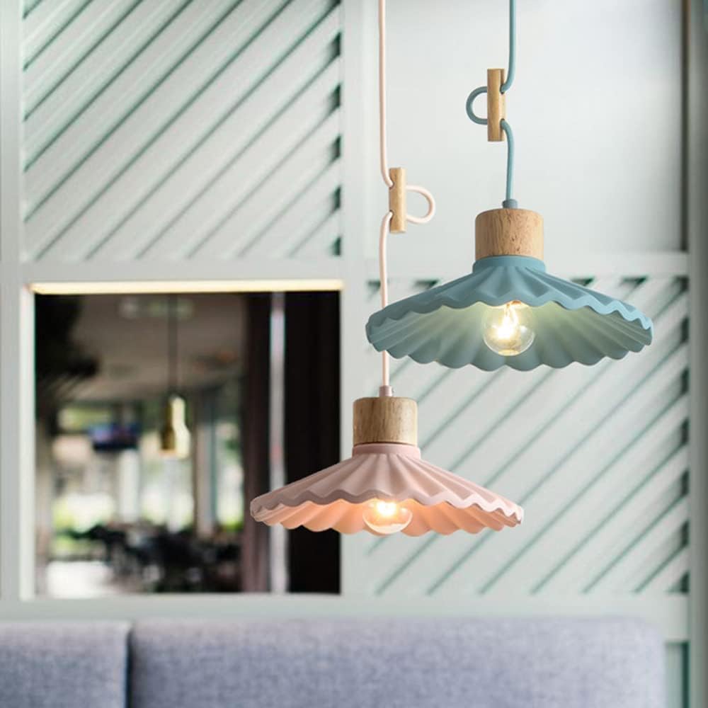 Suspension En Béton Naturel - Plafonnier Moderne Réglable Pour îlot De Cuisine, Salle à Manger Et Salon - Luminaire Minimaliste Nordique Wabi-Sabi (A