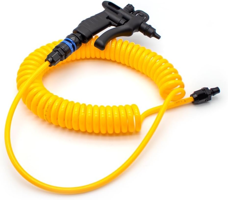 JHG-2 PP Plastic Anti-Static Blowing Gun ESD Workshop SMT Production Line Dust Removal Gun with T-805J PU Spring Hose Pipe