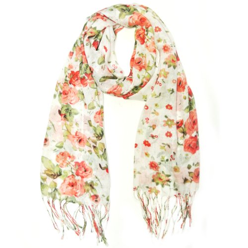 Wrapables Viscose Floral Print Scarf