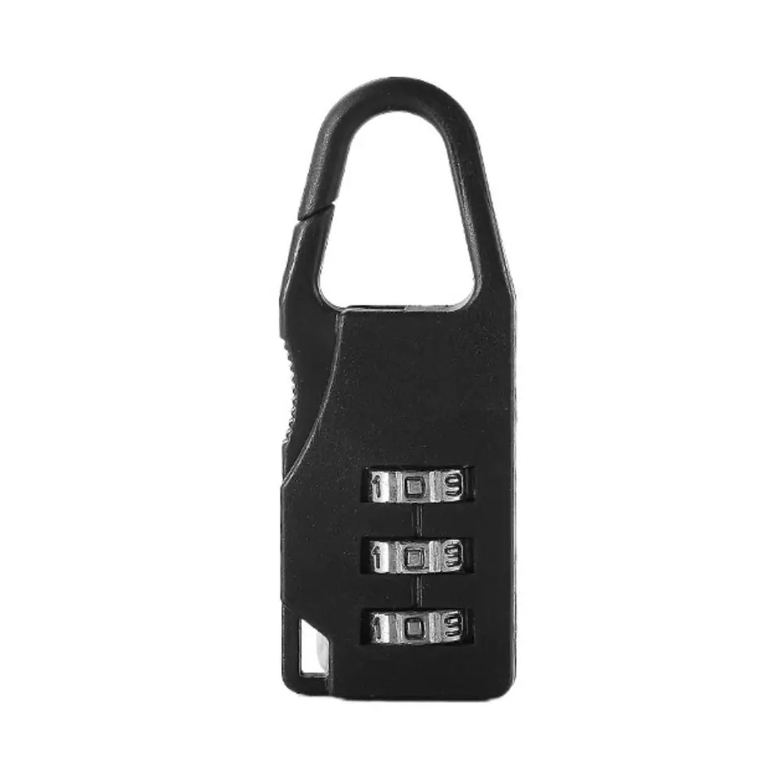 Lock Luggage Digit Suitcase Combination Lock Plastic Mini Combination Padlock Luggage Travel Lock(Black)