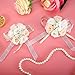 2pcs Hermosa flor mano Dama honor Ramillete muñeca Decoraciones Rose Satin Boda Ramillete muñeca Novia Dama honor Flor mano para el banquete boda Fiesta de graduación Boda festiva(white+pink)