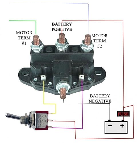 Interruptor solenoide de inversión del motor del cabrestante para Trombetta 214-1211A11-06, 2141211A1106