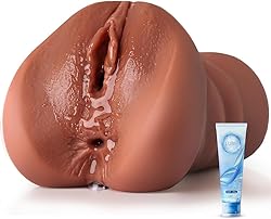 650G Masturbádores Masculino Real Juguetes Sexuales - 3D Masturbador Masculino Juguete Sexuale para Hombre con Vagina Realista y Anal Apretado Coños Sexuales Realista Juguetes Eróticos para Adultos