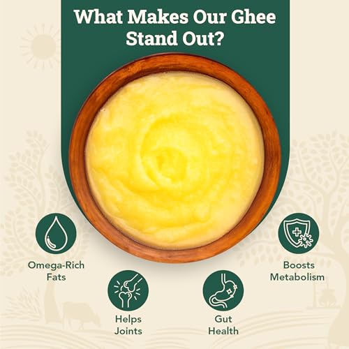 Image of Anveshan A2 Gir Cow Ghee - 5L Dolchi | Traditional Bilona Method | Curd- Churned | Cultured | Pure and Nutural | Lactose and Gluten Free | Lab Tested