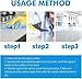 Crystal Stone & Marble Cleaning Agent,Marble Cleaner Stain Remover,Stone Polishing and Coating Agent,Marble Polishing Kit with Sponge & Towel,Effectively Removes Oxidation Rust Stains (1set)