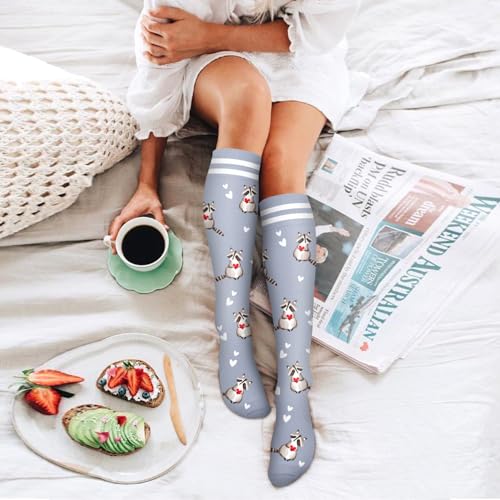 Image of Bluemaple 6 Pack Copper Compression Socks for Women and Men Circulation-Best Support for Medical, Running,Nursing,Athletic