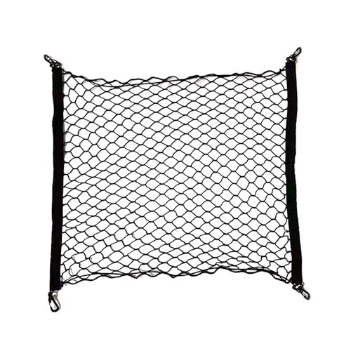 UHMLKJHG Car Boot Net for Mercedes Benz GLB-Class 2020–2025 2026, Heavy Duty Elastic Cargo Mesh with Hooks and Screws, Durable Luggage Organiser for SUV and Van, Secure Grocery Net