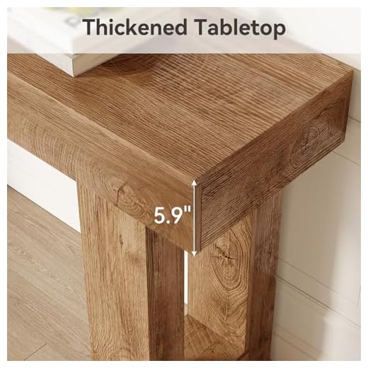 LITTLE TREE Long Console Table for Entryway