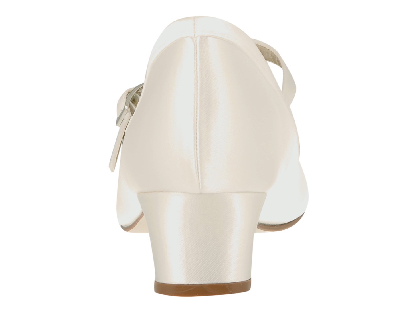 Rainbow Club Brautschuhe Larissa - Damen Pumps gepolstert, Pure White, Satin