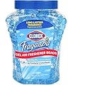 Clorox Fraganzia Crystal Beads Air Freshener in Morning Sky Scent - Long-Lasting Air Freshener Beads to Freshen Home, Car, or Office - 12 Oz Air Freshening Beads