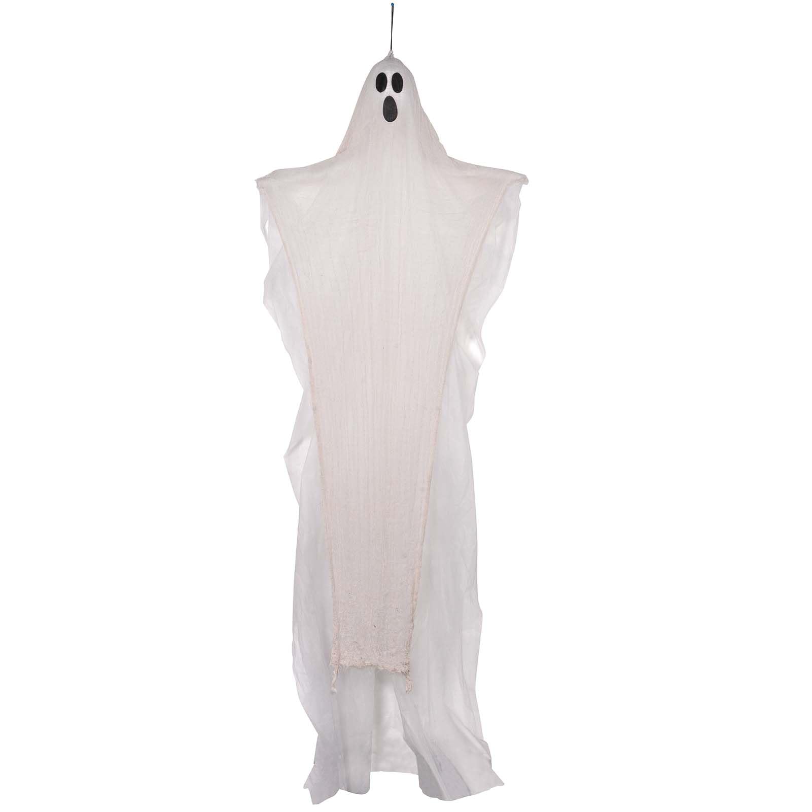 DECORLIFE 84" Hanging Ghost Halloween Decorations, 7FT Scary Flying Ghost Prop for Window, Wall, Indoor, Outdoor, Yard, Patio, Lawn, Garden Party Decor