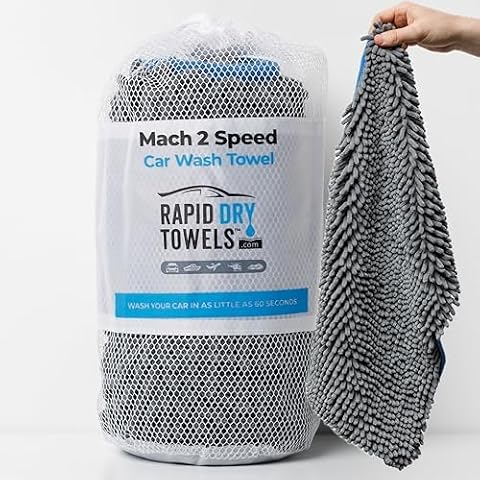Rapid Dry Towels Mach 2 Speed Car Wash Towel | 23.5 x 11....