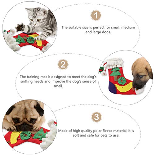 Balacoo Pet Snuffle Mat para alimentação de cães e gatos, tigela de alimentação lenta em forma de na