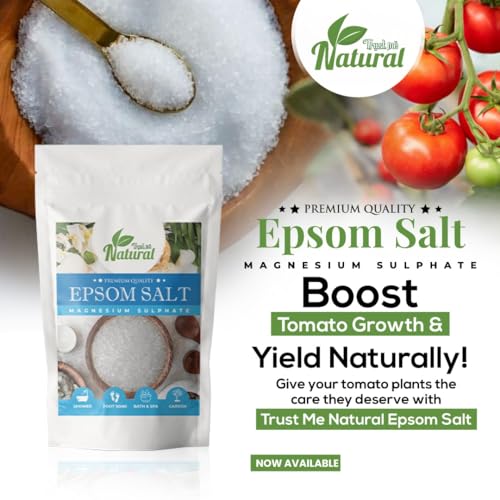 Image of inchOrganic Epsom Salt Crystals for Bath 1kg, For Muscle Relief, Feet Soak, Relieves Aches & Pain, Gardening Plants 1Kg inch